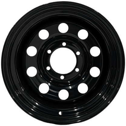 15" x 10"  GOJOS Black Modular 6x139.7 ET-32 Off-Road Steel Wheels Roadcruza Tyres 