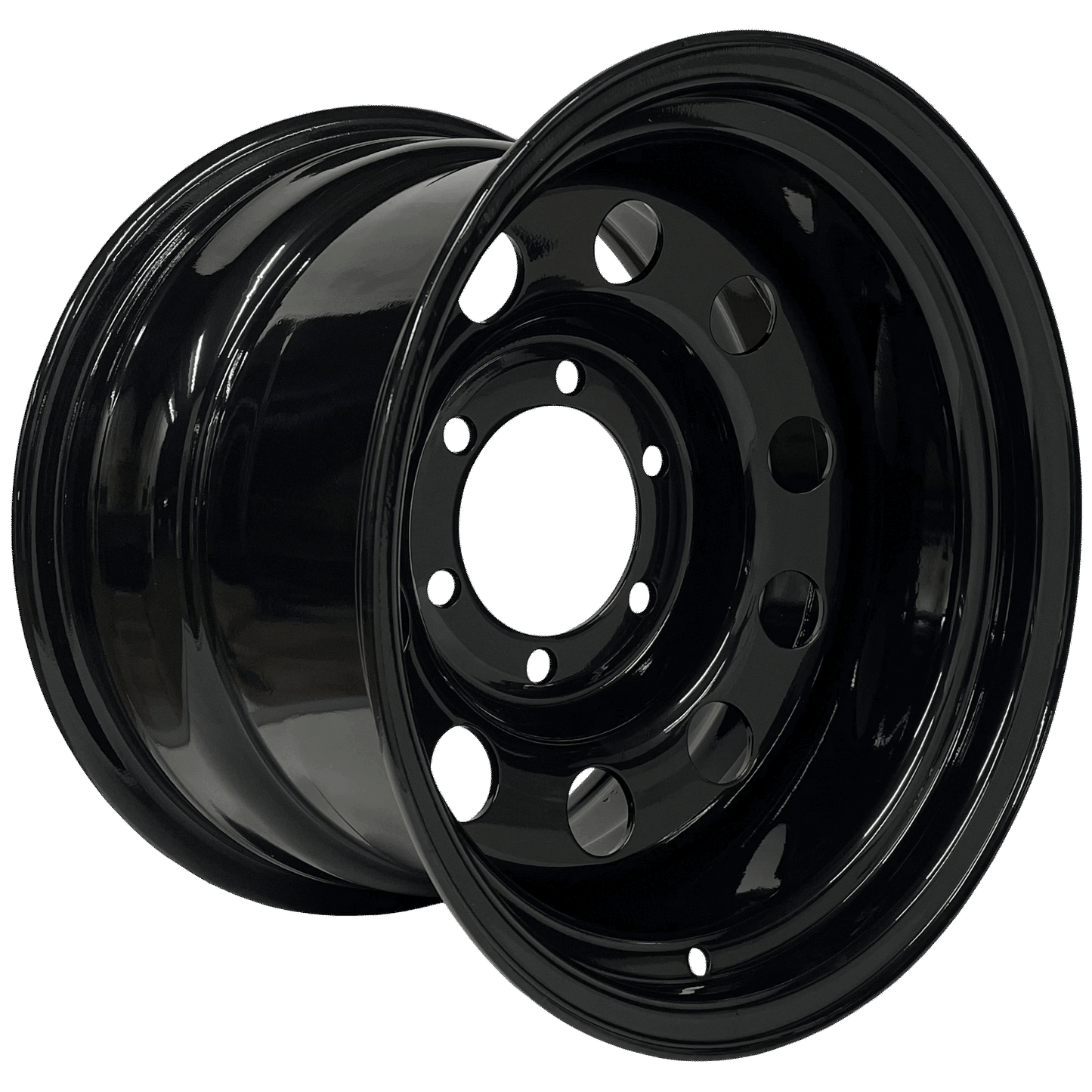 15" x 10"  GOJOS Black Modular 6x139.7 ET-32 Off-Road Steel Wheels Roadcruza Tyres 