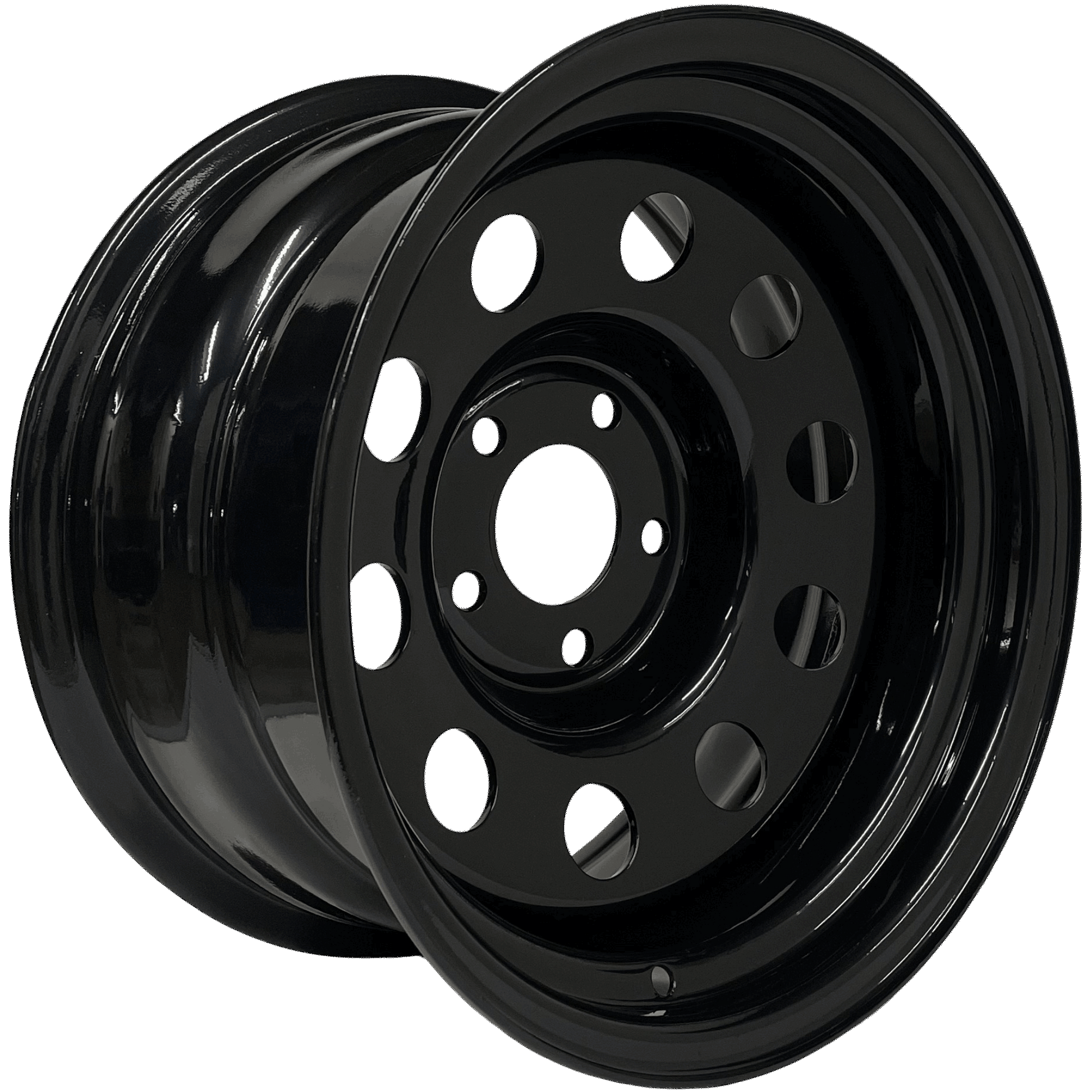 15" x 8" GOJOS Black Modular 5x114.3 ET-32 Off-Road Steel Wheels Roadcruza Tyres 
