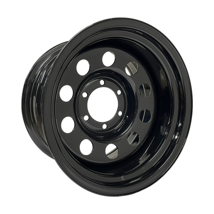 16" x 10" GOJOS Black Modular 6x139.7 ET-32 Off-Road Steel Wheels Roadcruza Tyres 