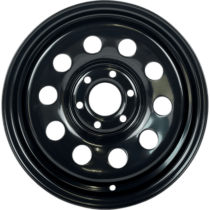 16" x 7" GOJOS Black Modular 6x120 ET35 CB74.5 Off-Road Steel Wheels Roadcruza Tyres 