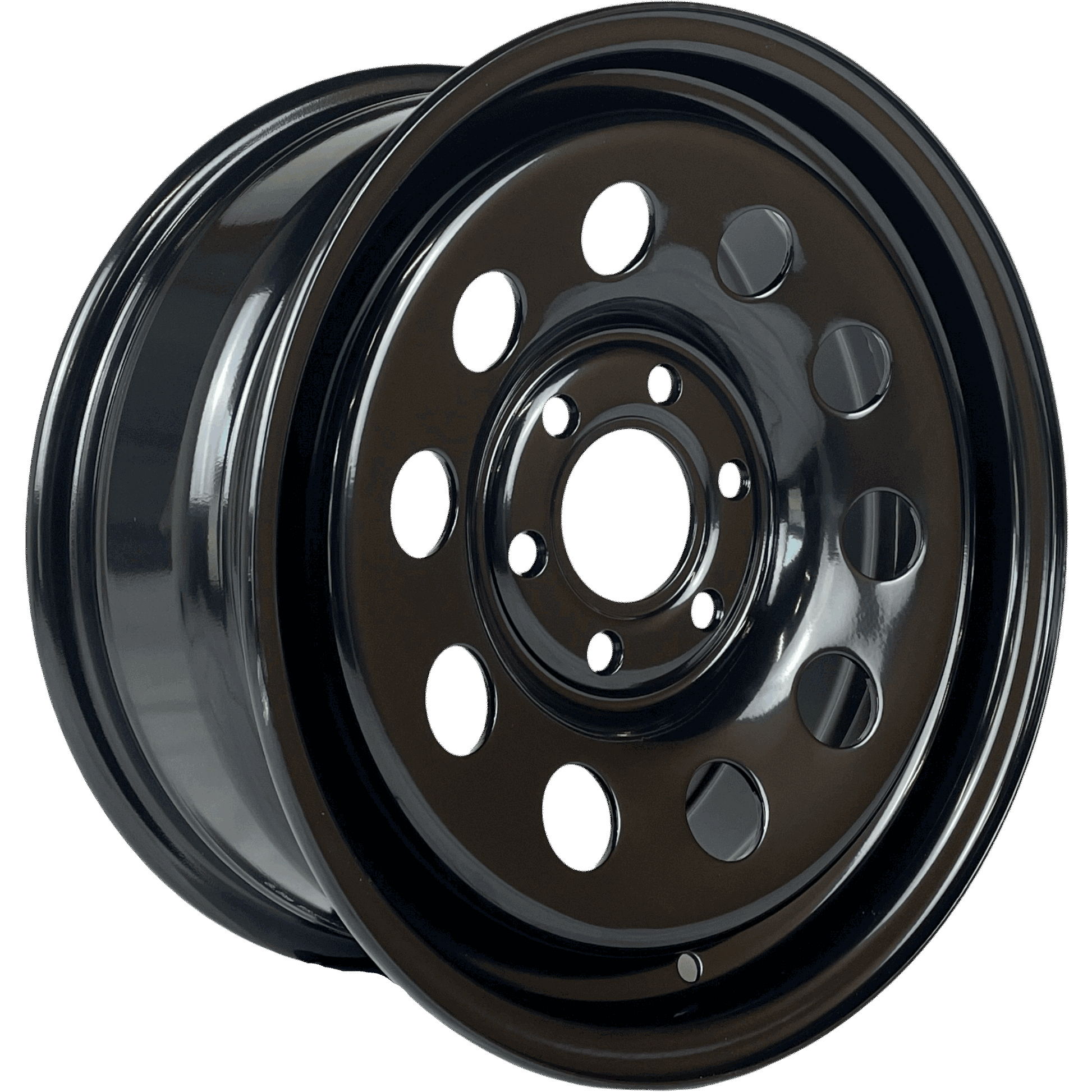 16" x 7" GOJOS Black Modular 6x120 ET35 CB74.5 Off-Road Steel Wheels Roadcruza Tyres 