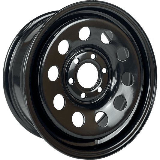 16" x 7" GOJOS Black Modular 6x120 ET35 CB74.5 Off-Road Steel Wheels Roadcruza Tyres 
