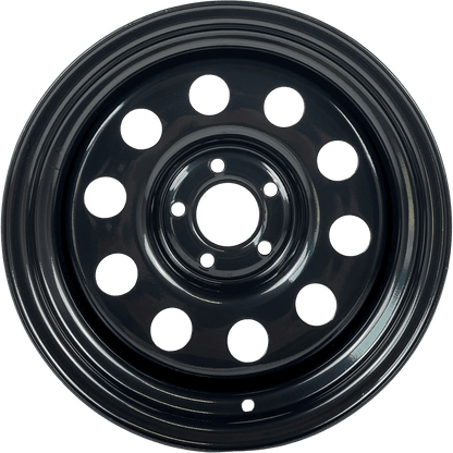 16" x 8" GOJOS Black Modular 5x114.3 ET00 CB71.6 Off-Road Steel Wheels Roadcruza Tyres 