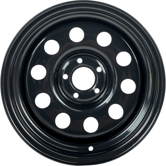 16" x 8" GOJOS Black Modular 5x114.3 ET00 CB71.6 Off-Road Steel Wheels Roadcruza Tyres 