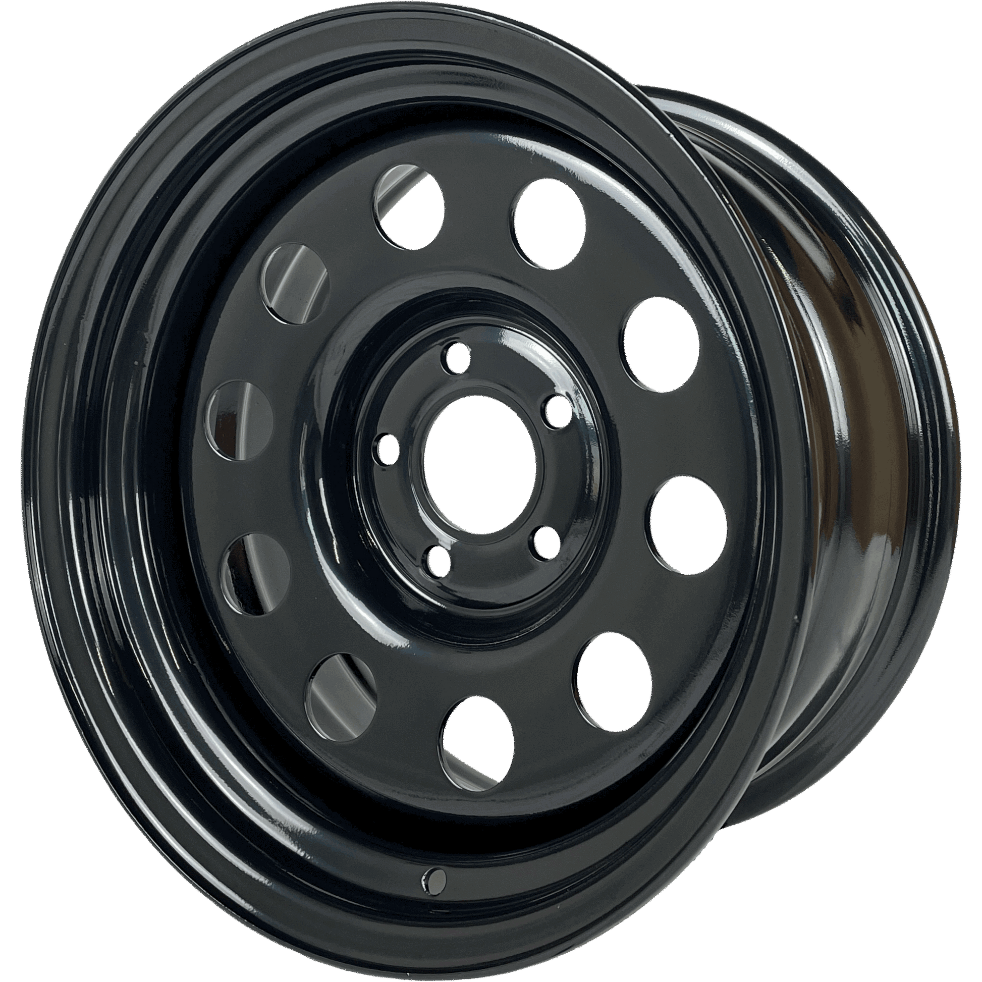16" x 8" GOJOS Black Modular 5x114.3 ET00 CB71.6 Off-Road Steel Wheels Roadcruza Tyres 