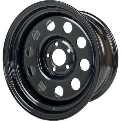 16" x 8" GOJOS Black Modular 5x114.3 ET00 CB71.6 Off-Road Steel Wheels Roadcruza Tyres 
