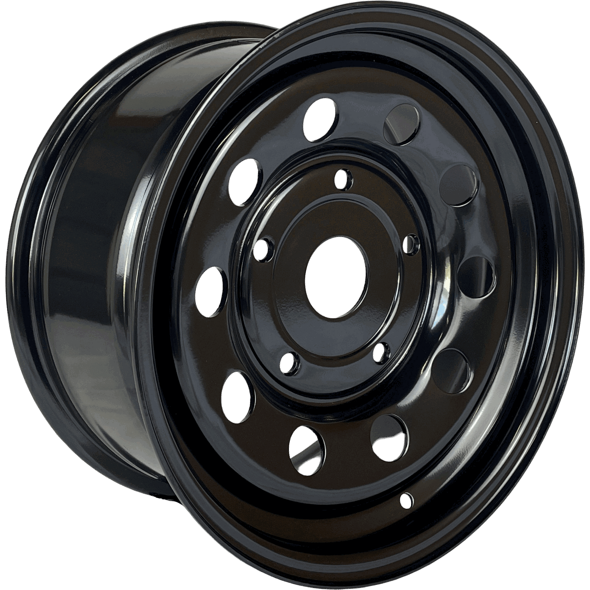 16" x 8"  GOJOS Black Modular 5x160 ET35 CB65.1 Off-Road Steel Wheels Roadcruza Tyres 