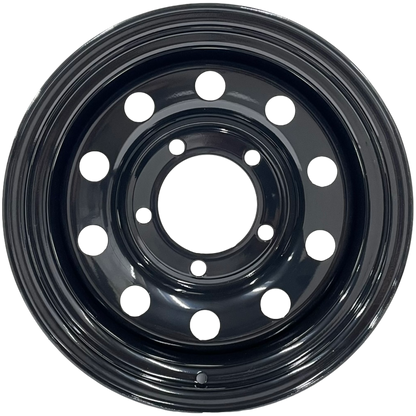 16" x 8" GOJOS Black Modular 5x165.1 ET-35 CB125 Off-Road Steel Wheels Roadcruza Tyres 