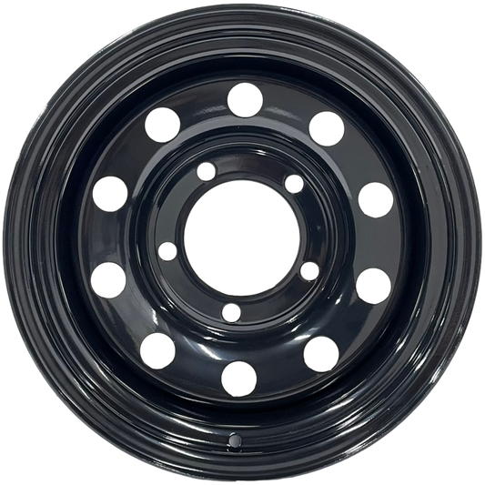 16" x 8" GOJOS Black Modular 5x165.1 ET-35 CB125 Off-Road Steel Wheels Roadcruza Tyres 