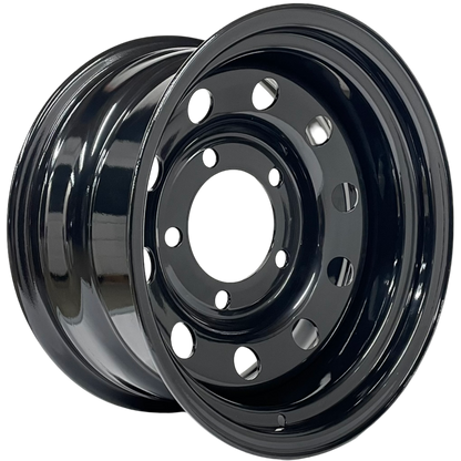 16" x 8" GOJOS Black Modular 5x165.1 ET-35 CB125 Off-Road Steel Wheels Roadcruza Tyres 