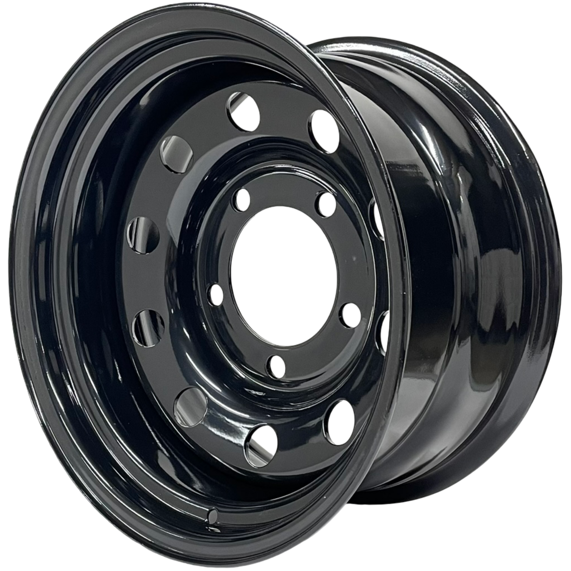 16" x 8" GOJOS Black Modular 5x165.1 ET-35 CB125 Off-Road Steel Wheels Roadcruza Tyres 