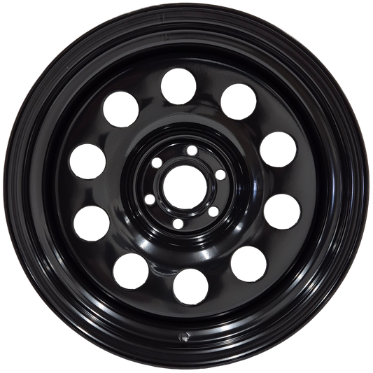 17" x 8" GOJOS Black Modular 6x114.3 ET-12 Off-Road Steel Wheels Roadcruza Tyres 