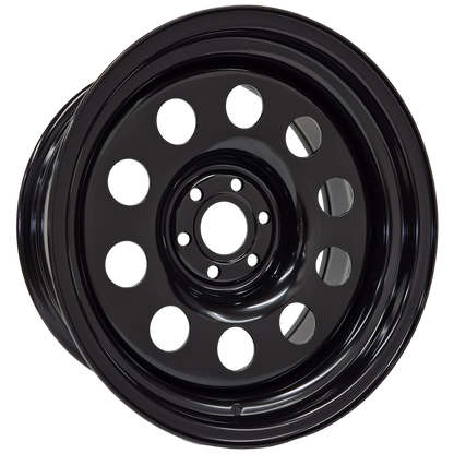 17" x 8" GOJOS Black Modular 6x114.3 ET-12 Off-Road Steel Wheels Roadcruza Tyres 