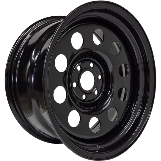 17" x 8" GOJOS Black Modular 6x114.3 ET-12 Off-Road Steel Wheels Roadcruza Tyres 