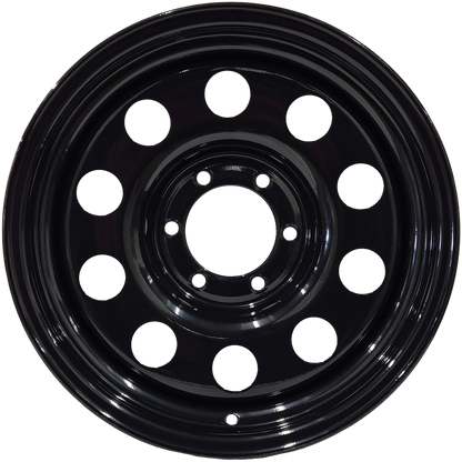 17" x 8" GOJOS Black Modular 6x139.7 ET08 CB106.25 (Isuzu, Toyota) Roadcruza Tyres 