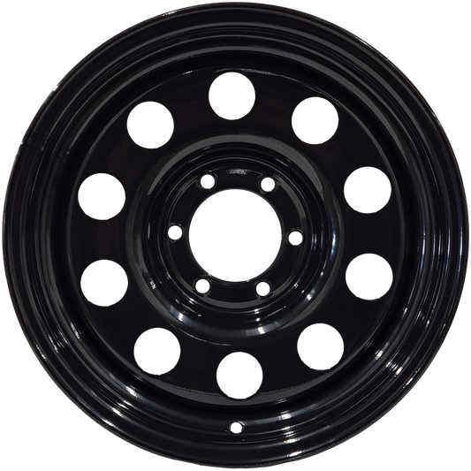 17" x 8" GOJOS Black Modular 6x139.7 ET08 CB106.25 (Isuzu, Toyota) Roadcruza Tyres 