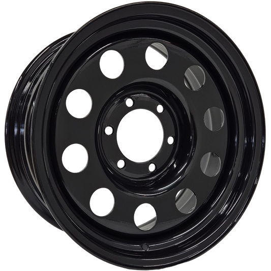 17" x 8" GOJOS Black Modular 6x139.7 ET08 CB106.25 (Isuzu, Toyota) Roadcruza Tyres 