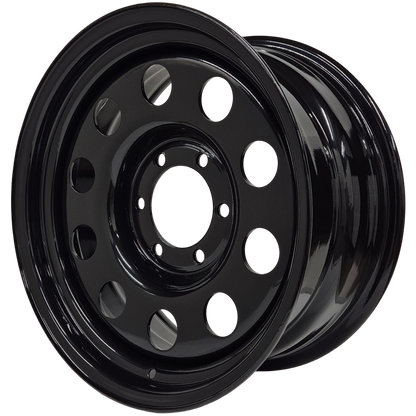 17" x 8" GOJOS Black Modular 6x139.7 ET08 CB106.25 (Isuzu, Toyota) Roadcruza Tyres 