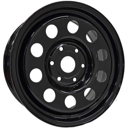 17" x 7" GOJOS Black Modular 6x139.7 ET25 CB67.1 (Fiat, Mitsubishi) Roadcruza Tyres 