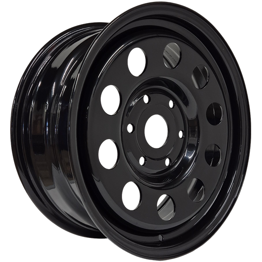 17" x 7" GOJOS Black Modular 6x139.7 ET25 CB67.1 (Fiat, Mitsubishi) Roadcruza Tyres 