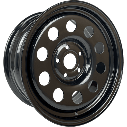 17" x 8" GOJOS Black Modular 5x120 ET35 CB65.1 Off-Road Steel Wheels Roadcruza Tyres 