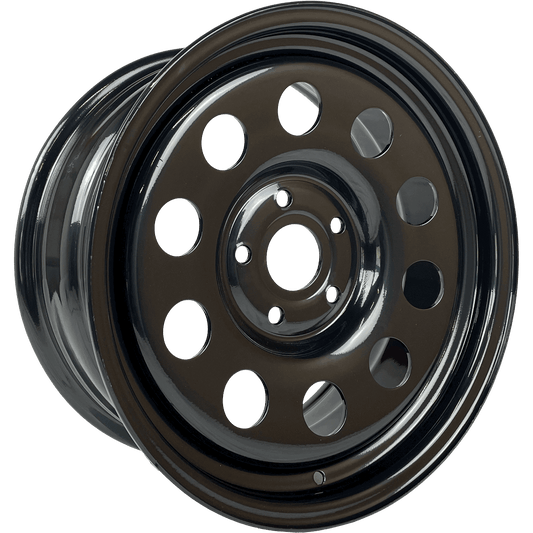 17" x 8" GOJOS Black Modular 5x120 ET35 CB65.1 Off-Road Steel Wheels Roadcruza Tyres 