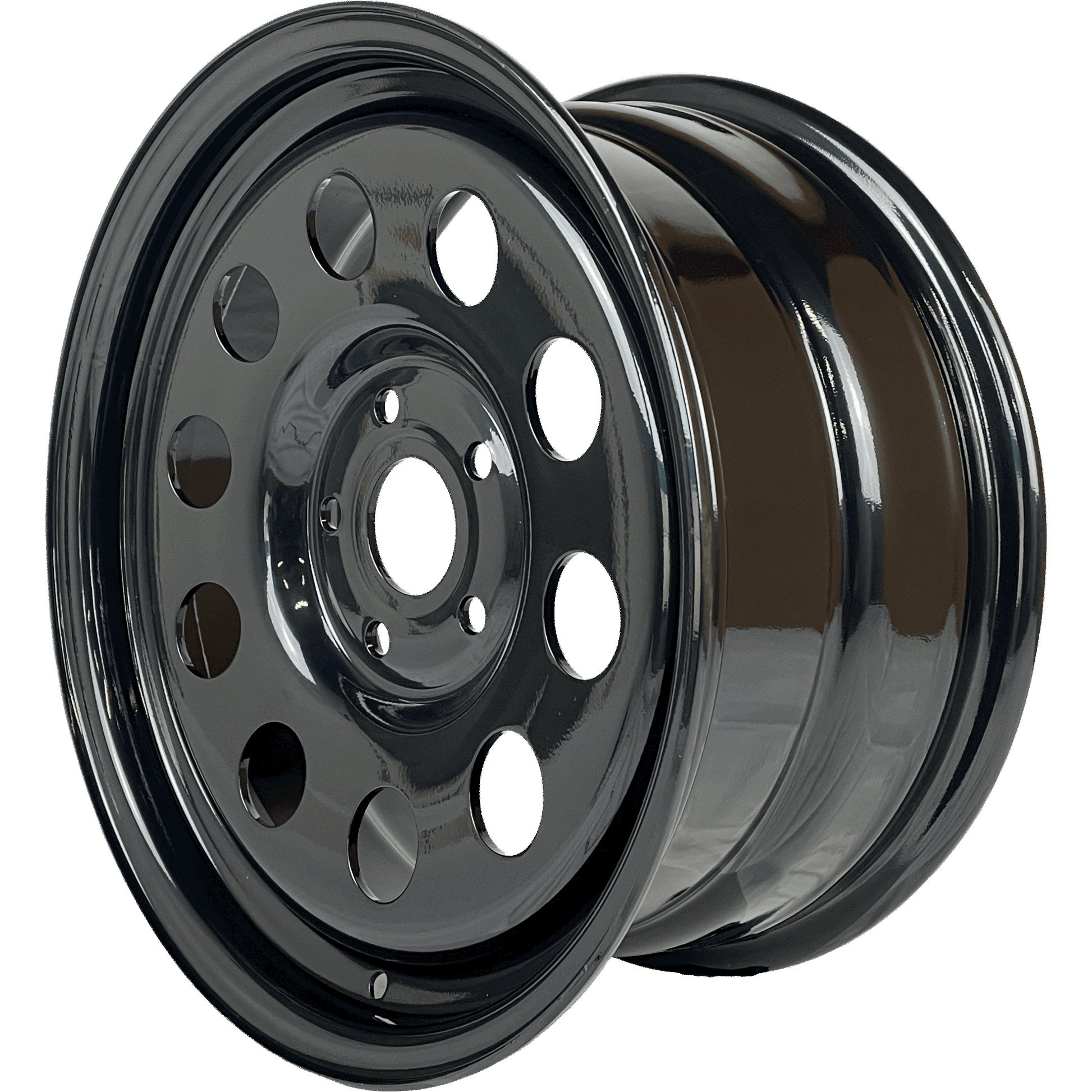 17" x 8" GOJOS Black Modular 5x120 ET35 CB65.1 Off-Road Steel Wheels Roadcruza Tyres 