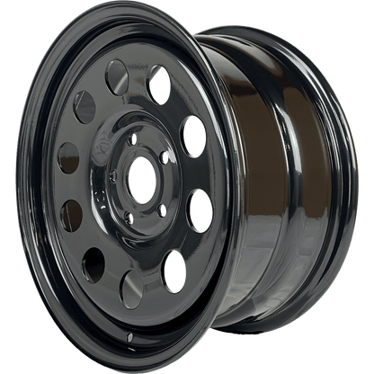 17" x 8" GOJOS Black Modular 5x120 ET35 CB65.1 Off-Road Steel Wheels Roadcruza Tyres 