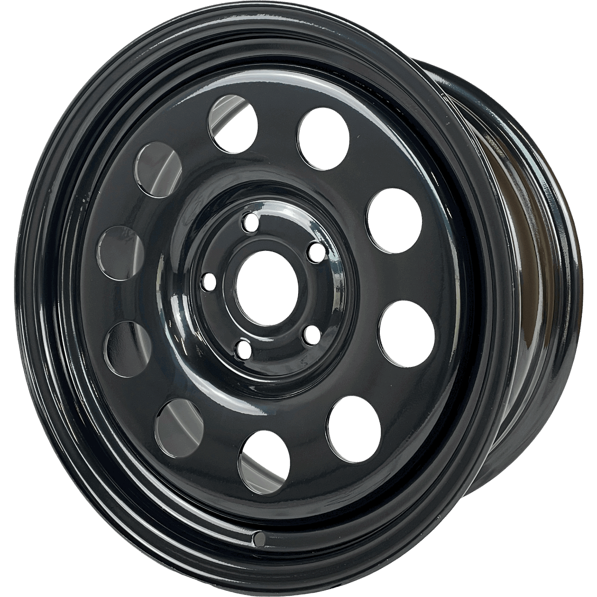 17" x 8" GOJOS Black Modular 5x120 ET35 CB65.1 Off-Road Steel Wheels Roadcruza Tyres 