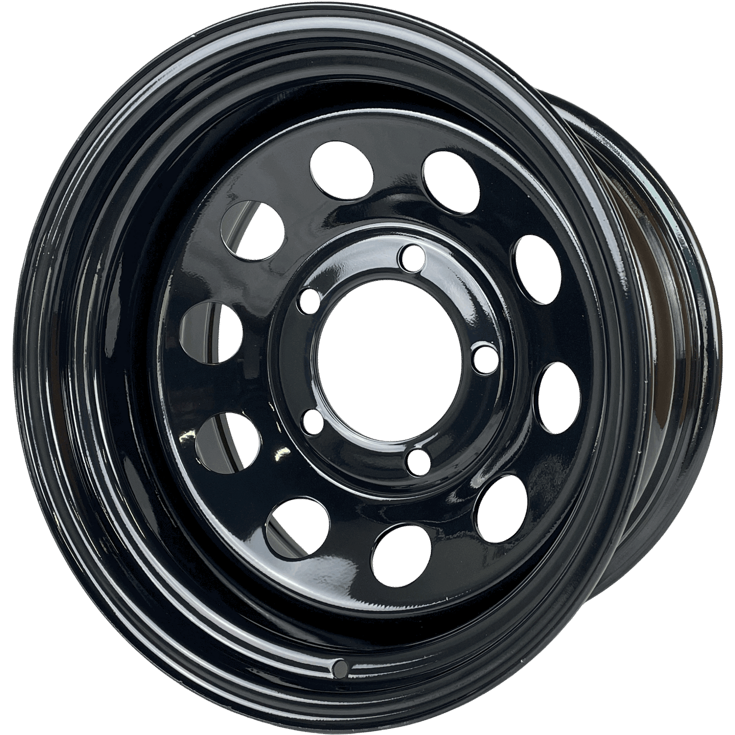 17" x 9" GOJOS Black Modular 5x165.1 ET-32 CB125 Off-Road Steel Wheels Roadcruza Tyres 