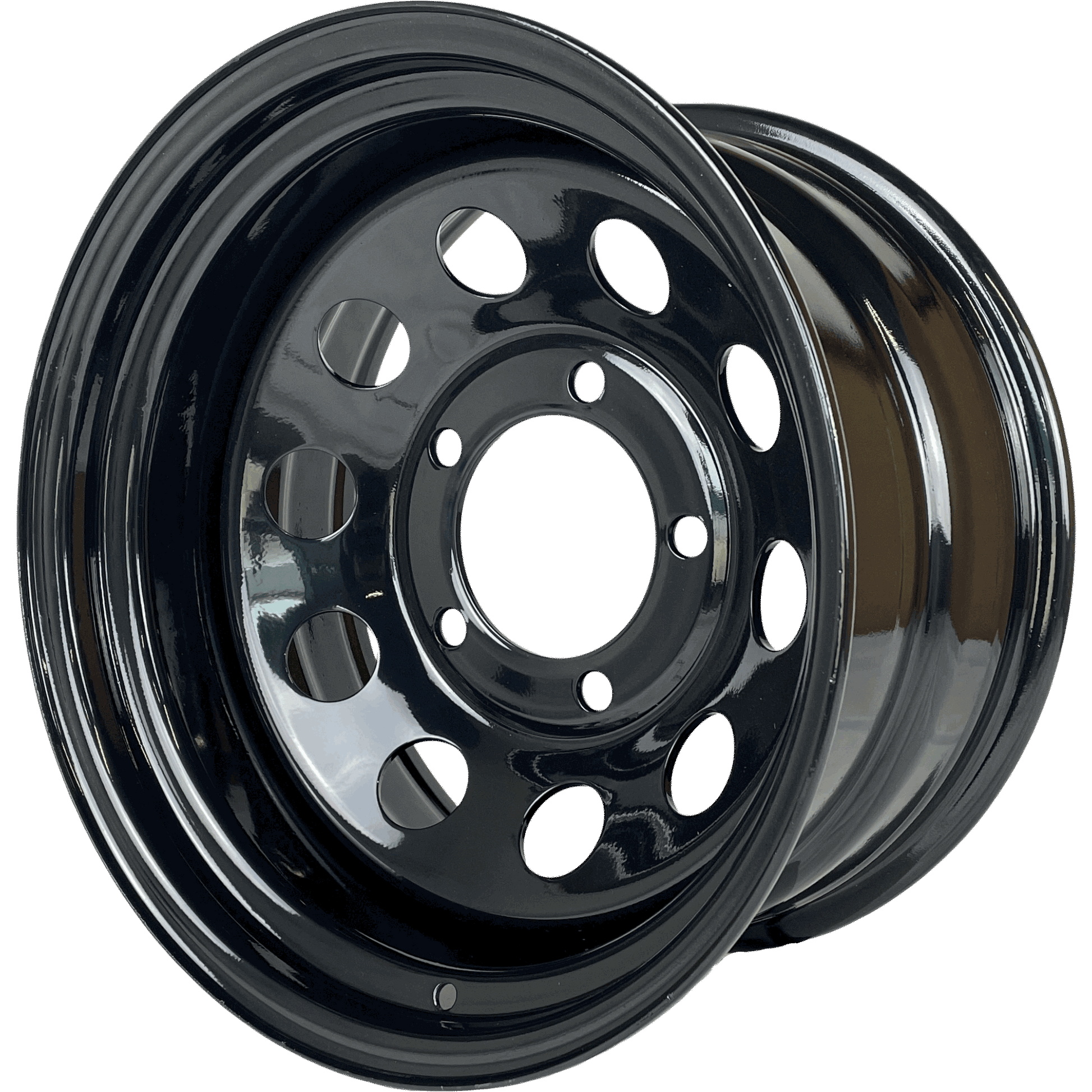 17" x 9" GOJOS Black Modular 5x165.1 ET-32 CB125 Off-Road Steel Wheels Roadcruza Tyres 