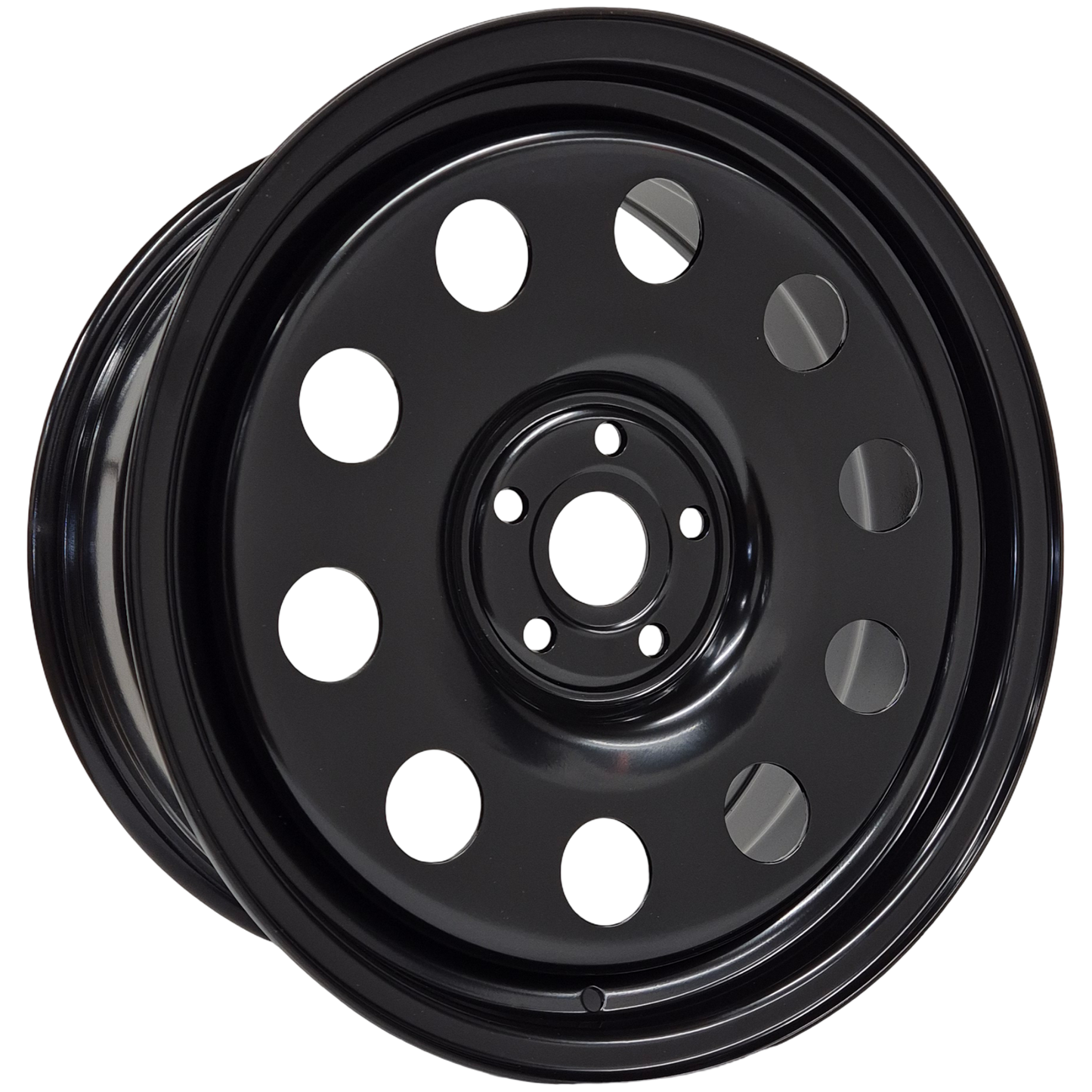 18" x 8" GOJOS Black Modular 5x112 ET35 Caddy Off-Road Steel Wheels Roadcruza Tyres 