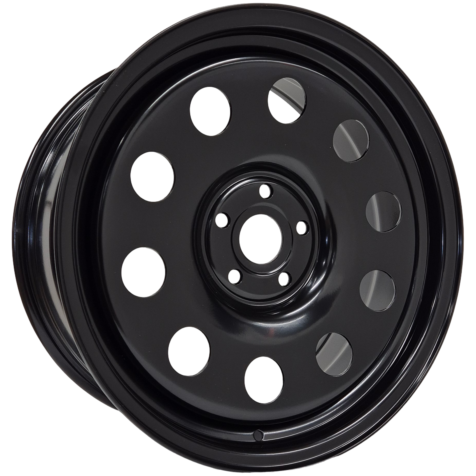 18" x 8" GOJOS Black Modular 5x112 ET35 Caddy Off-Road Steel Wheels Roadcruza Tyres 