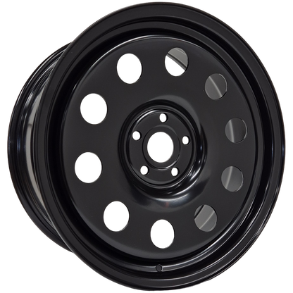 18" x 8" GOJOS Black Modular 5x112 ET35 Caddy Off-Road Steel Wheels Roadcruza Tyres 