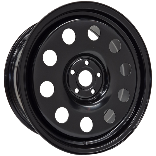 18" x 8" GOJOS Black Modular 5x112 ET35 Caddy Off-Road Steel Wheels Roadcruza Tyres 