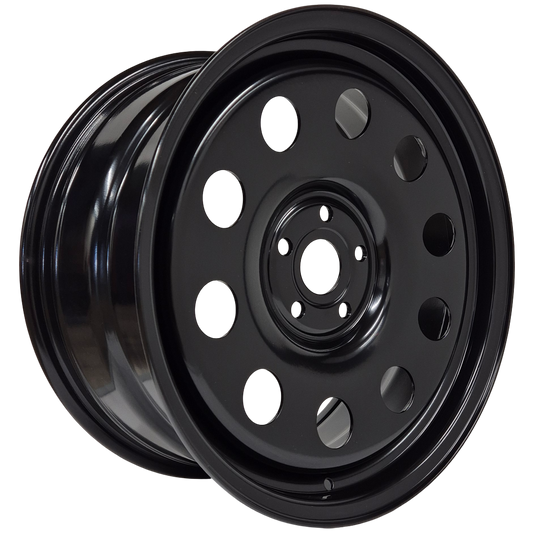 18" x 8" GOJOS Black Modular 5x112 ET35 Caddy Off-Road Steel Wheels Roadcruza Tyres 