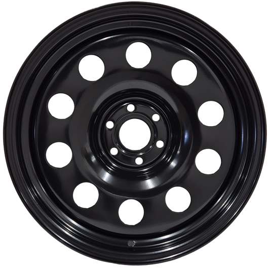 18" x 8" GOJOS Black Modular 6x114.3 ET20 NP300 Off-Road Steel Wheels Roadcruza Tyres 