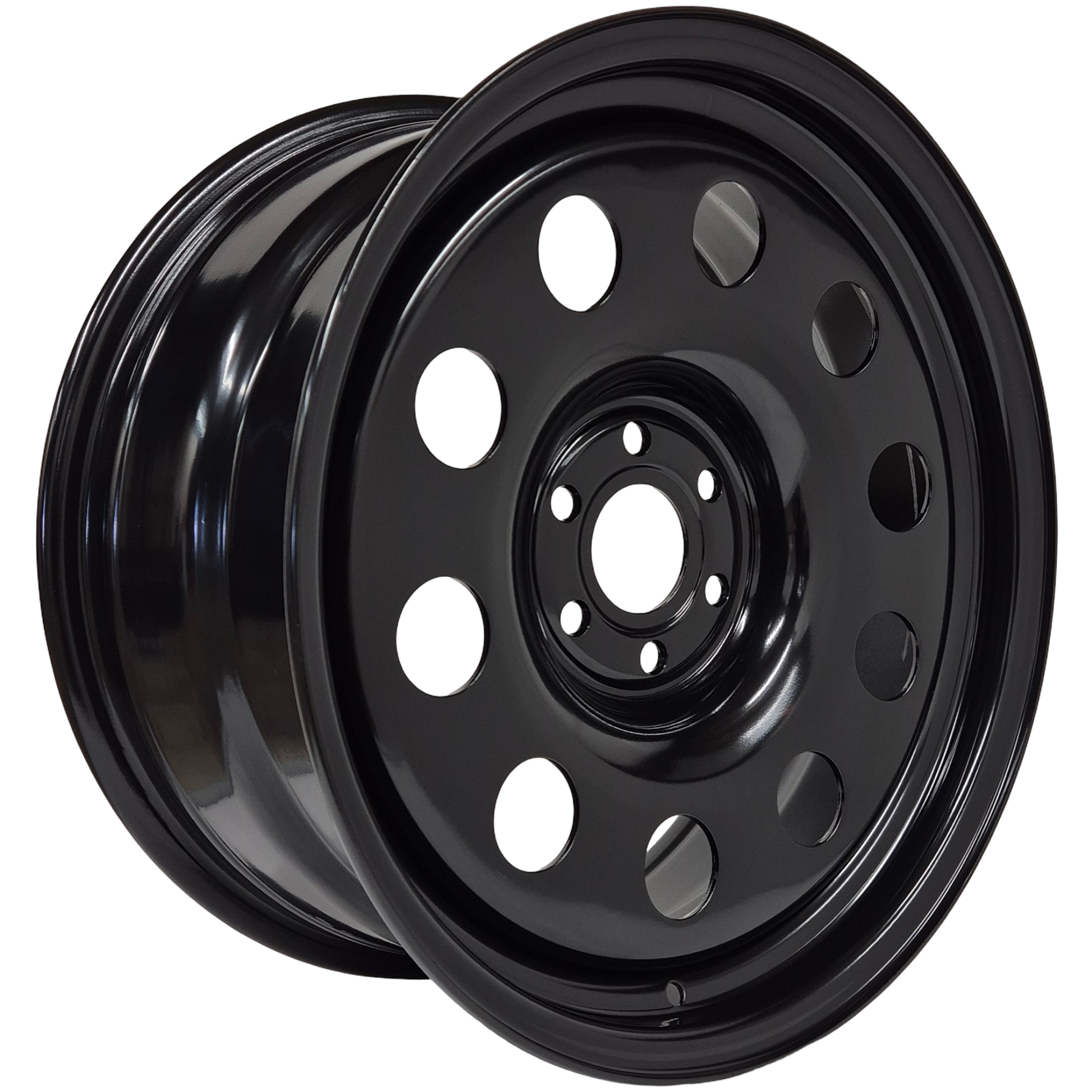 18" x 8" GOJOS Black Modular 6x114.3 ET20 NP300 Off-Road Steel Wheels Roadcruza Tyres 