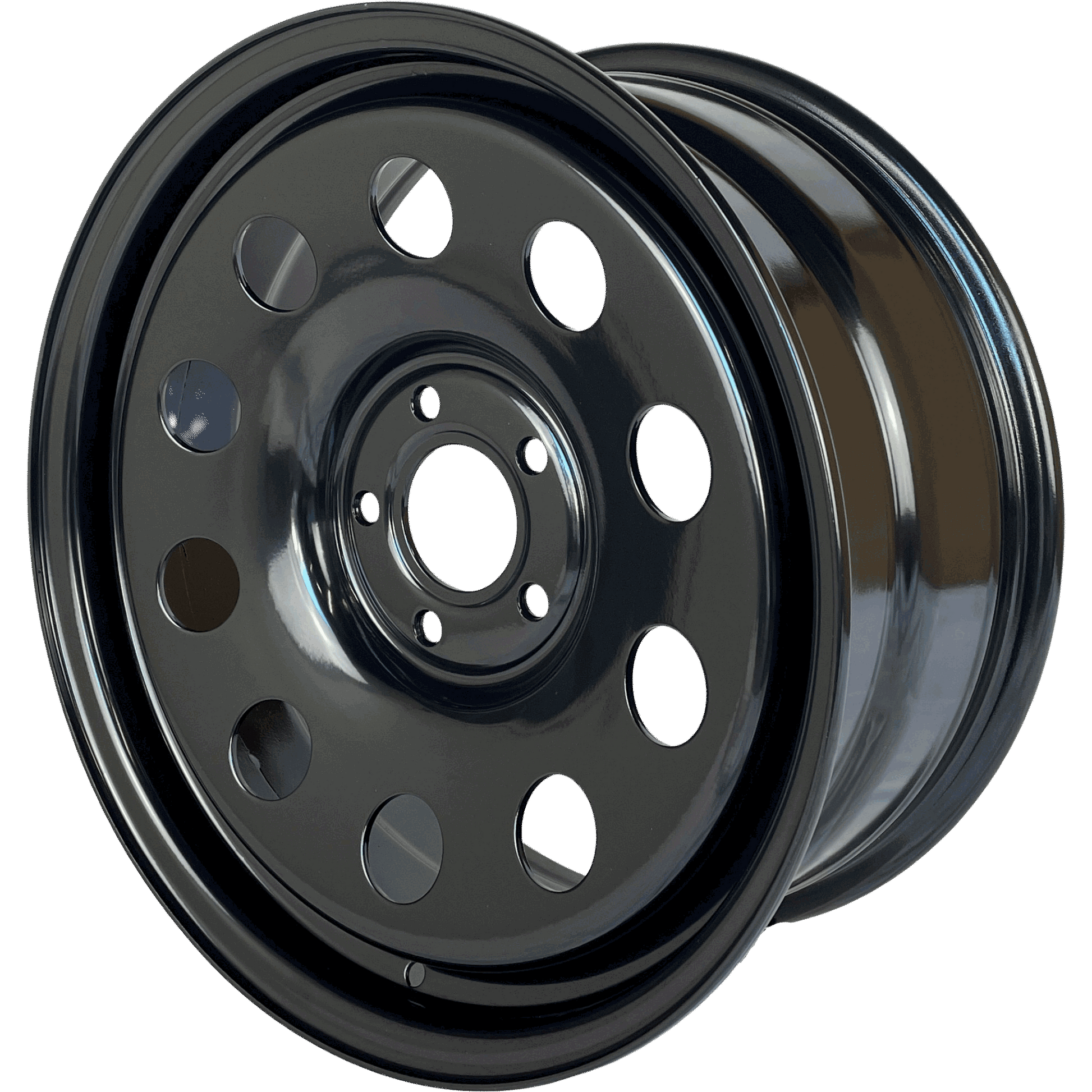 18" x 8" GOJOS Black Modular 5x120 ET35 CB72.6 Off-Road Steel Wheels Roadcruza Tyres 