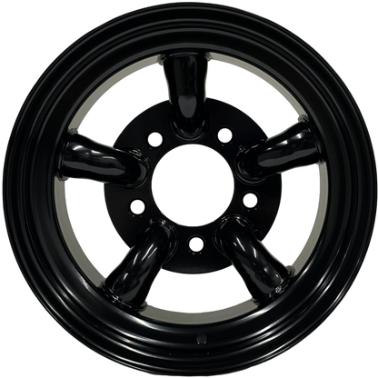 16" x 8" GOJOS Black 5 Pipe 5x165.1 ET-32 Off-Road Steel Wheels Roadcruza Tyres 