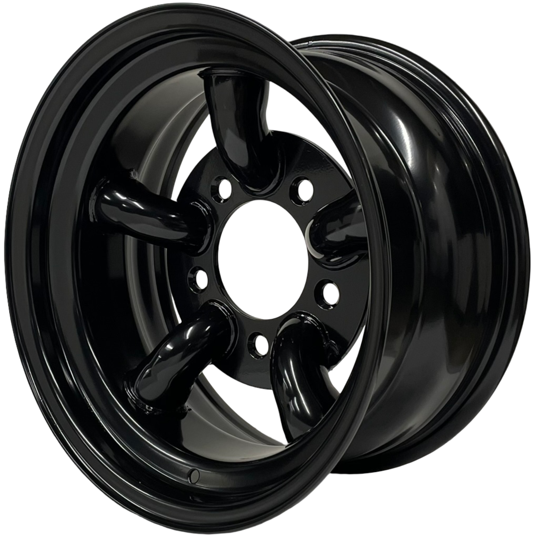 16" x 8" GOJOS Black 5 Pipe 5x165.1 ET-32 Off-Road Steel Wheels Roadcruza Tyres 
