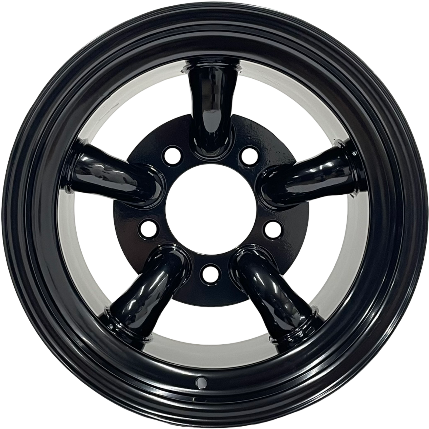 16" x 10" GOJOS Black 5 Pipe 5x165.1 ET-32 Off-Road Steel Wheels Roadcruza Tyres 