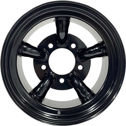16" x 10" GOJOS Black 5 Pipe 5x165.1 ET-32 Off-Road Steel Wheels Roadcruza Tyres 