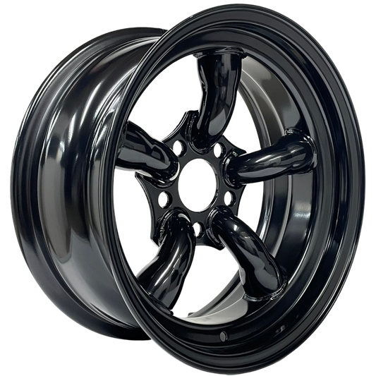 16" x 7" GOJOS Black 5 Pipe 5x120 ET-25 Disco 2 Off-Road Steel Wheels Roadcruza Tyres 