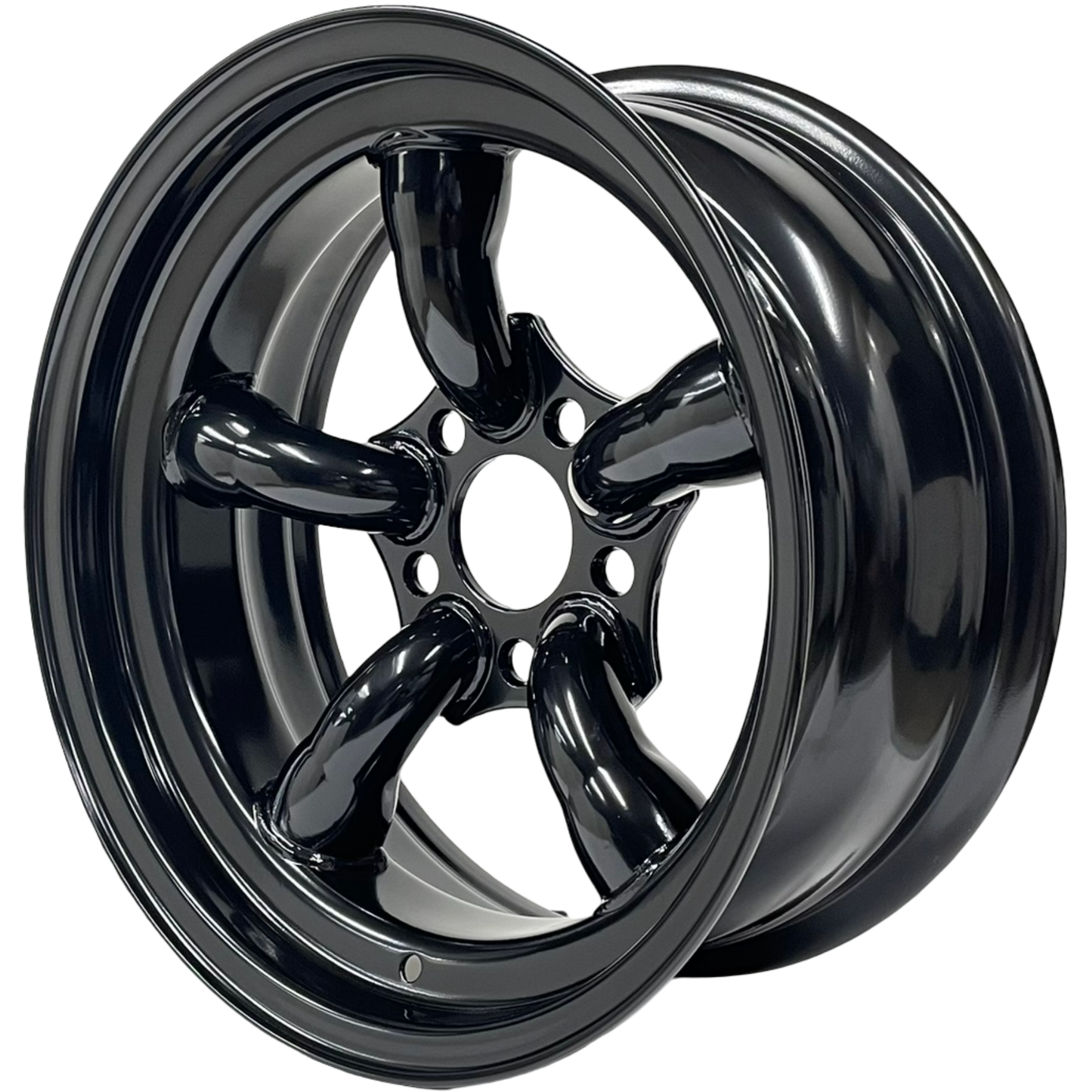 16" x 7" GOJOS Black 5 Pipe 5x120 ET-25 Disco 2 Off-Road Steel Wheels Roadcruza Tyres 