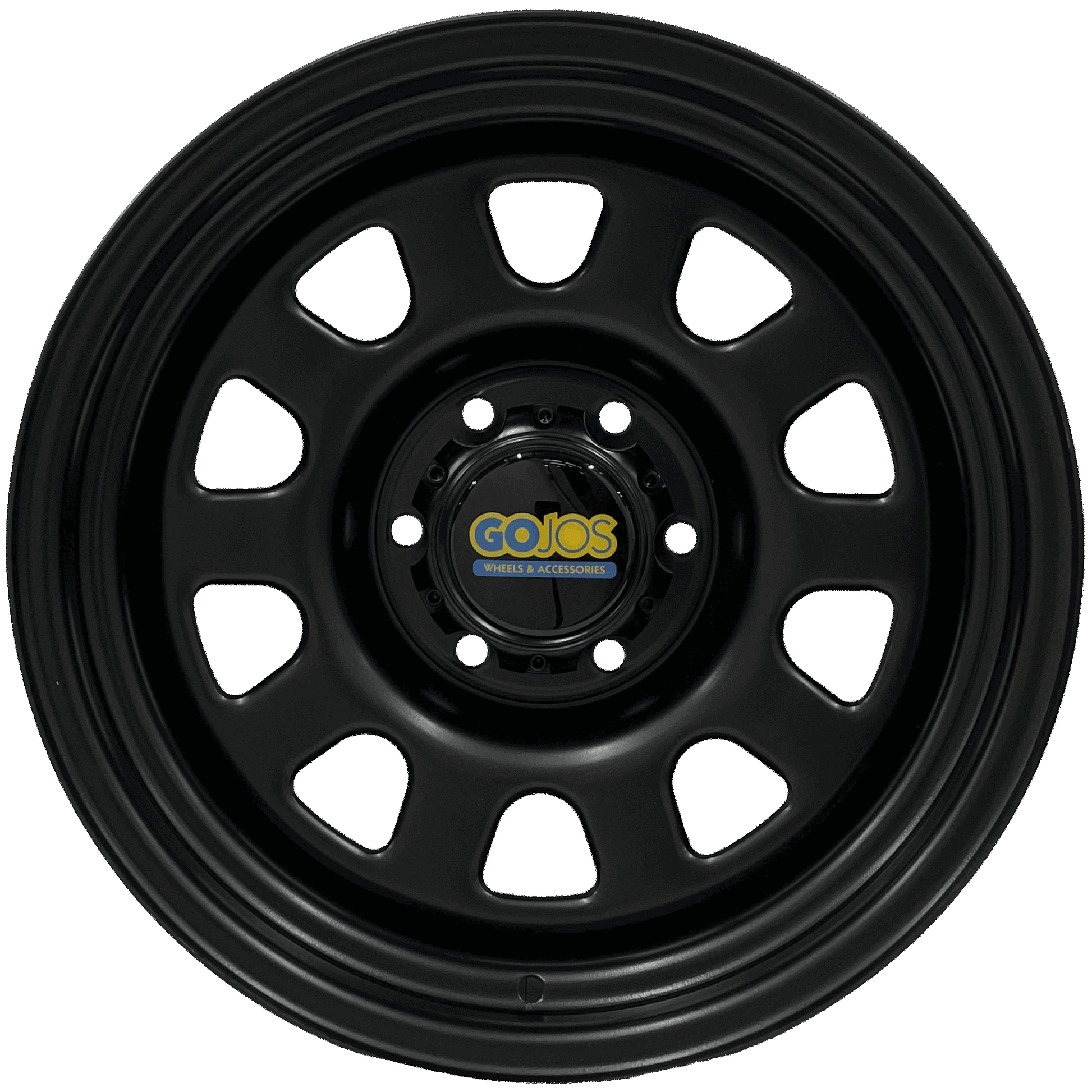 17x8 Black Daytona & Centre Cap 6x139.7 ET-12 (Ford Ranger) Roadcruza Tyres 
