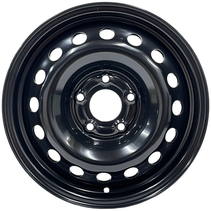 16" x 6" GOJOS Black Van Steel (5x118) ET48 CB71.1 - (Citroen, Fiat, Peugeot, Renault, Vauxhall) Roadcruza Tyres 