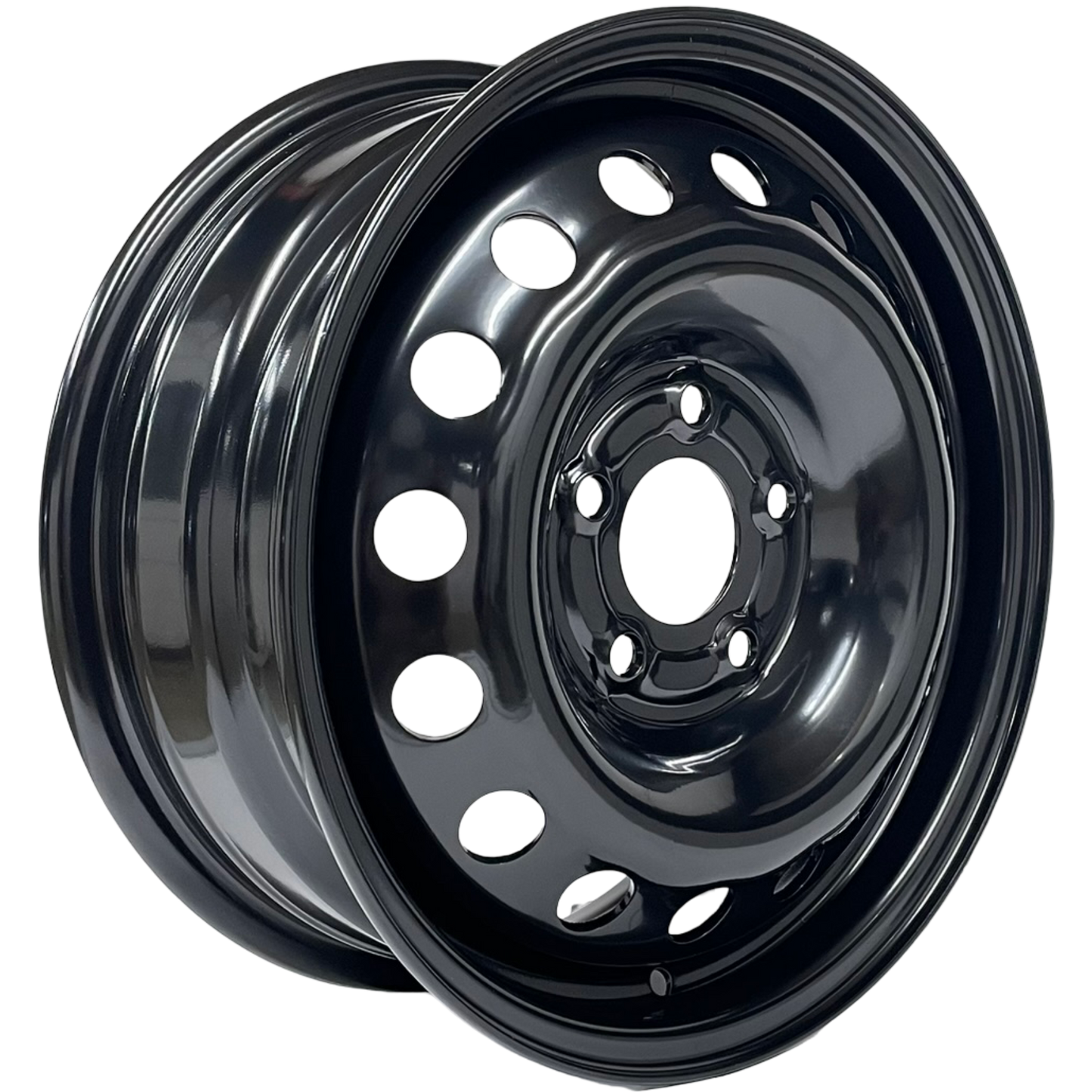 16" x 6" GOJOS Black Van Steel (5x118) ET48 CB71.1 - (Citroen, Fiat, Peugeot, Renault, Vauxhall) Roadcruza Tyres 