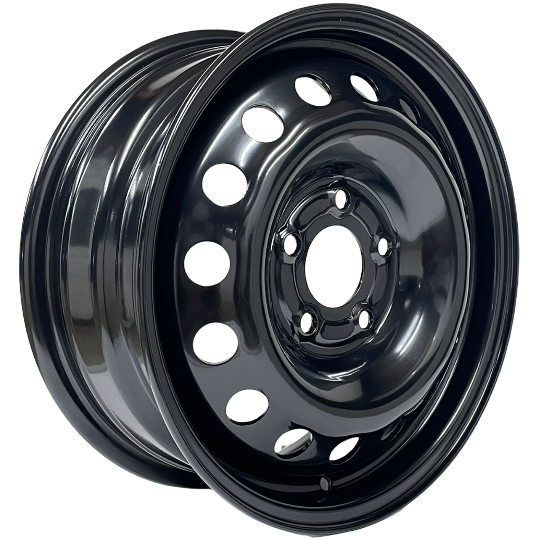 16" x 6" GOJOS Black Van Steel (5x118) ET48 CB71.1 - (Citroen, Fiat, Peugeot, Renault, Vauxhall) Roadcruza Tyres 